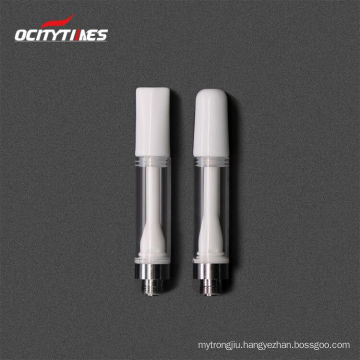 Colorful ceramic mouthpieces thick cbd oil private label 510 thread vape cartridge wholesale